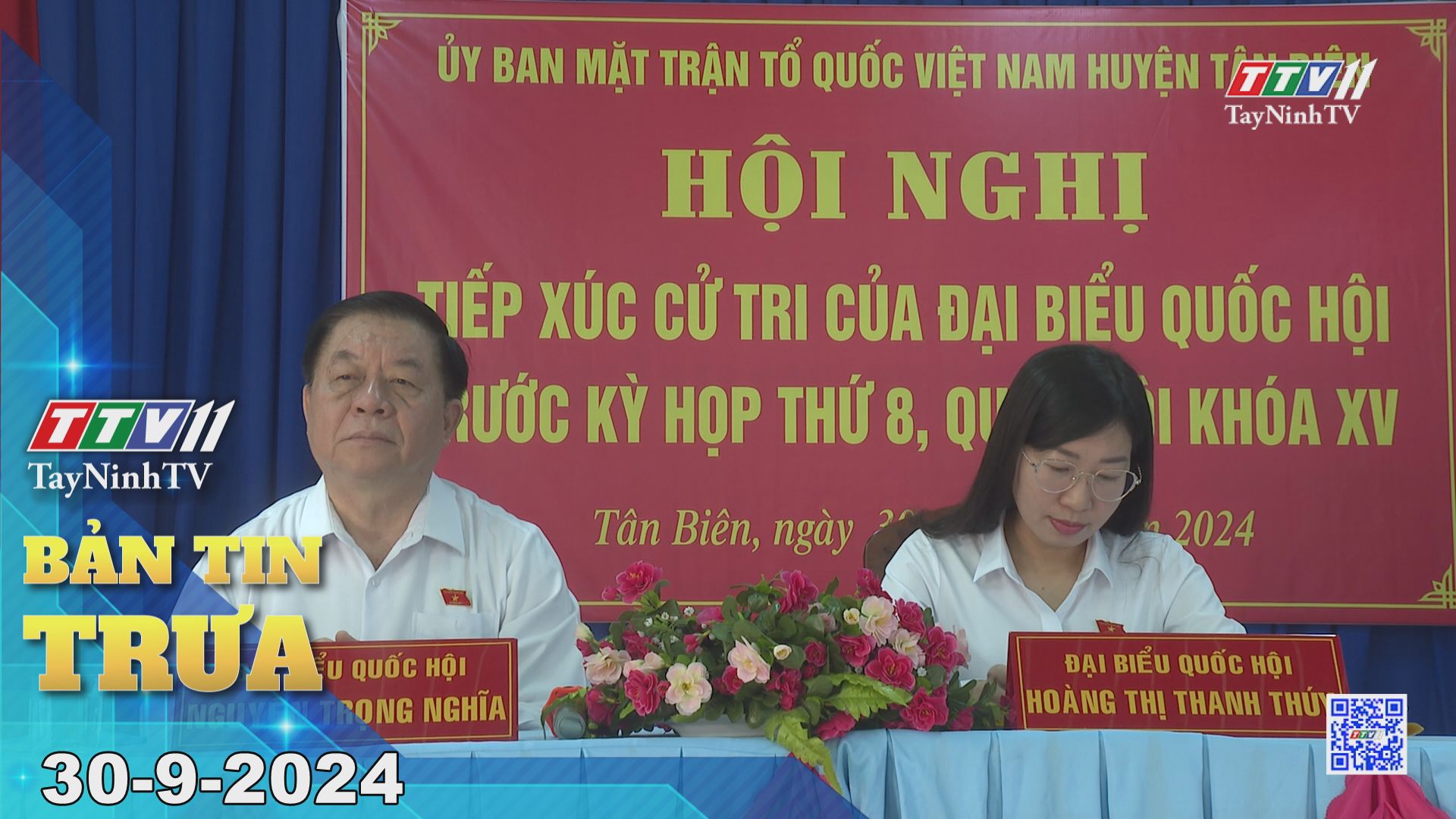 Bản tin trưa 30-9-2024 | Tin tức hôm nay | TayNinhTV